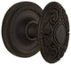 Rope Rosette Privacy Victorian Door Knob, Oil-Rubbed Bronze