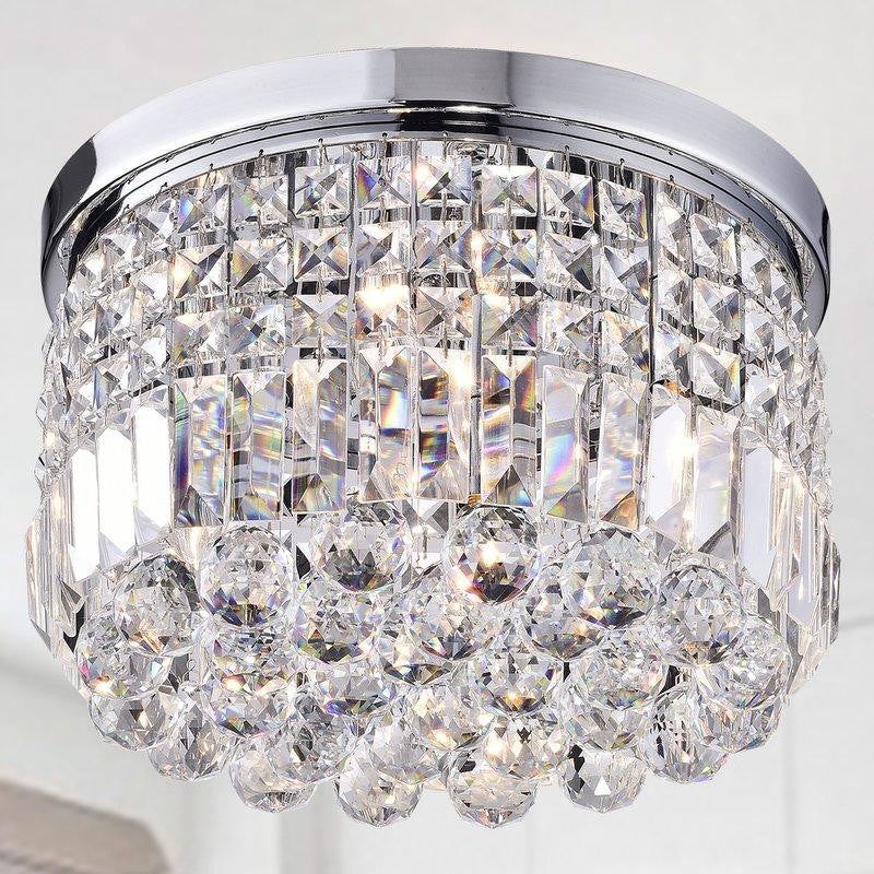 Styx 4-Light Flush Mount, Chrome