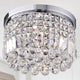 Styx 4-Light Flush Mount, Chrome