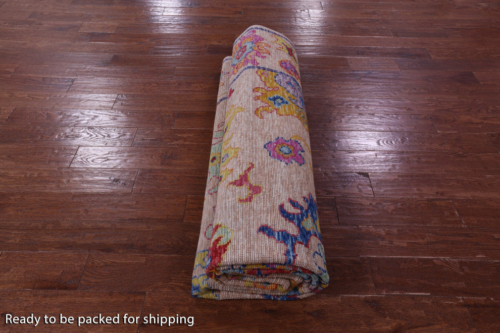 8' 4" X 10' 0" Turkish Oushak Hand Knotted Rug - Q16043