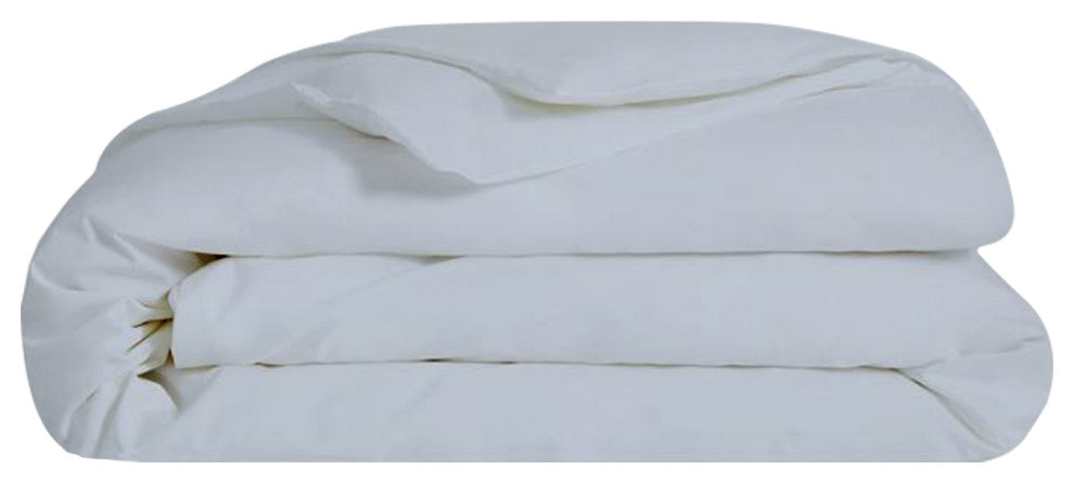 Organic Cotton Duvet Cover, Light Blue, Queen, 88"x92"