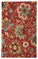 Jaipur Living Zamora Handmade Floral Red/Multicolor Area Rug, 8'x10'