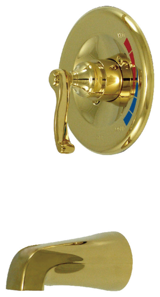 Kingston Brass Tub Only Faucet, Polished Brass