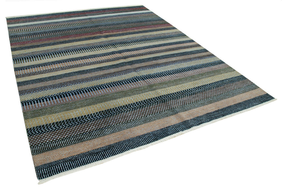 Rug N Carpet - Handmade Unique 7' 11'' x 9' 10'' Moroccan Area Rug