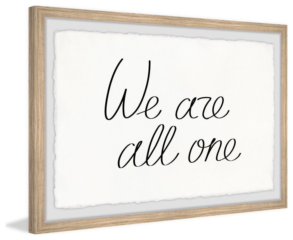"We Are One" Framed Painting Print, 36x24