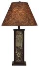 Aspen and Poplar Bark Table Lamp With Woodchip Shade