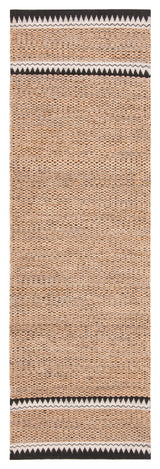 Safavieh Vintage Leather Collection NF874B Rug, Natural/Black, 2'3" X 14'