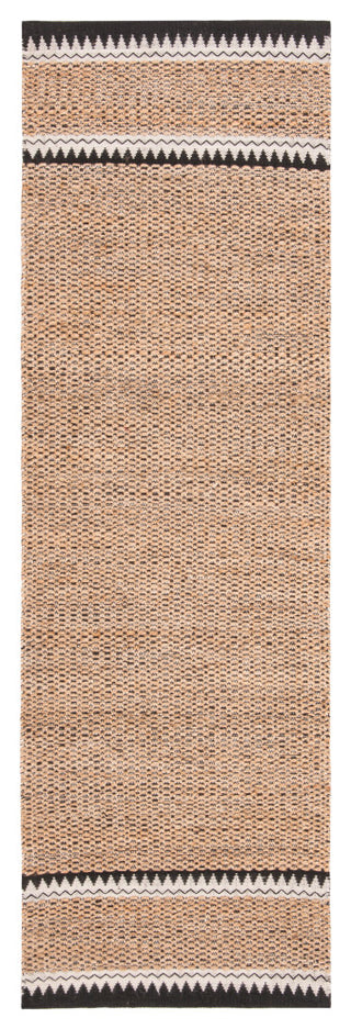 Safavieh Vintage Leather Collection NF874B Rug, Natural/Black, 2'3" X 14'