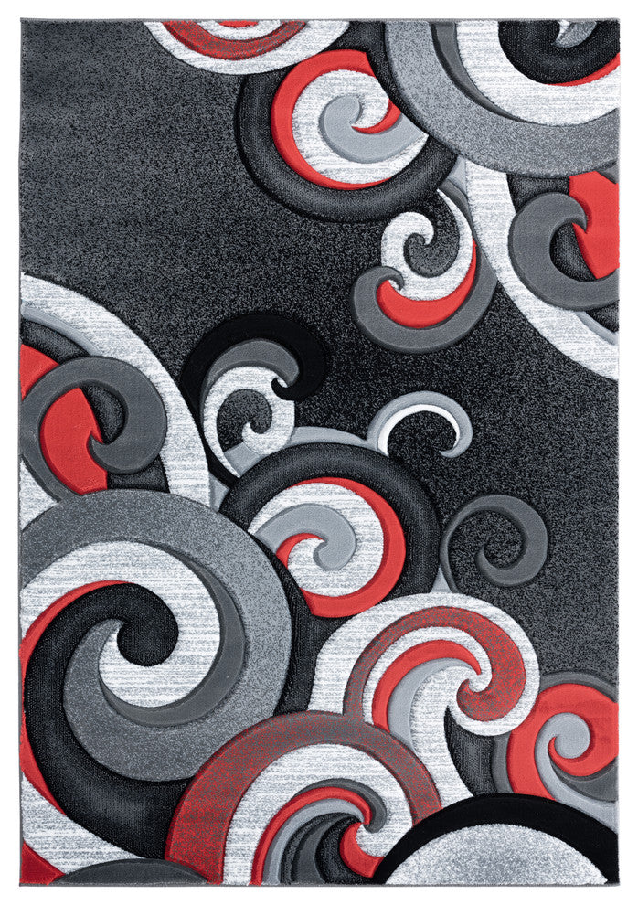 United Weavers Bristol Rhiannon Red Area Rug 7'10x10'6