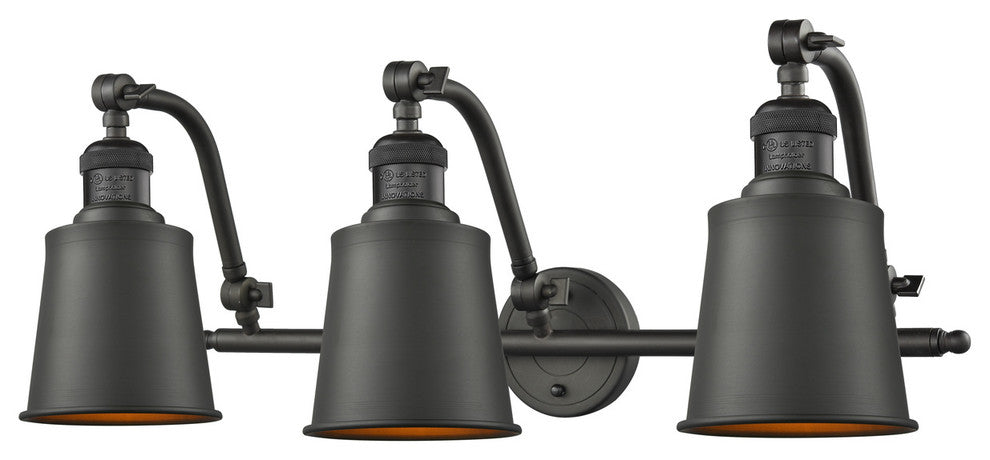 Innovations Lighting 515-3W-Ob-M9-Led 3 Light Dimmable Led Bathroom Fixture