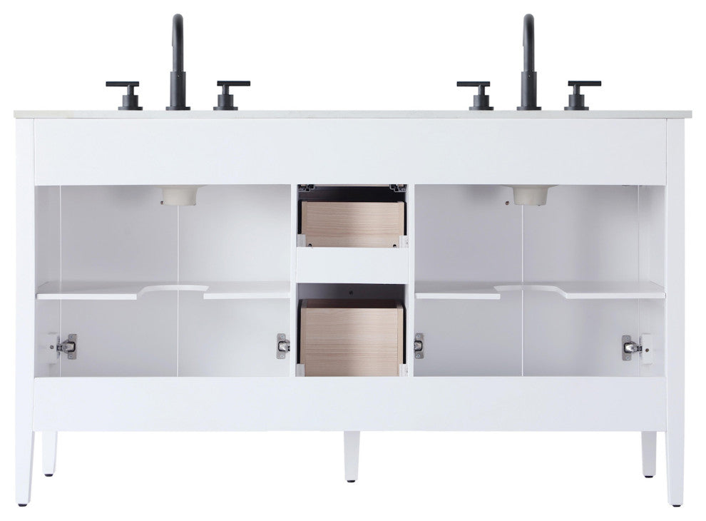 Elegant Lighting VF29660D Blakely 60" - Chocolate Oak