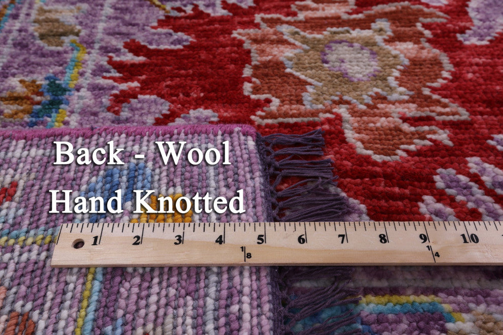 Turkish Oushak Hand Knotted Wool Rug 9' 4" X 12' 1" - Q14802