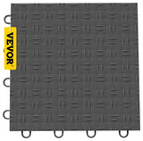 VEVOR 12"x12" Interlocking Garage Flooring Tiles, Gray, 25 Sq. Ft.