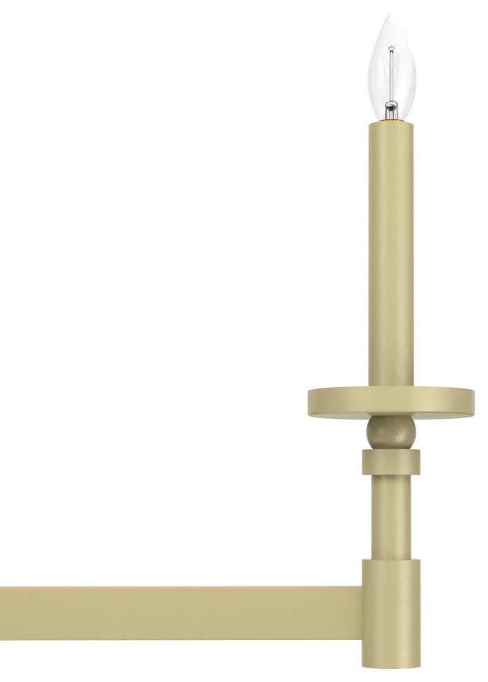 Hunter Briargrove Modern Brass 7-Light Chandelier Ceiling Light Fixture