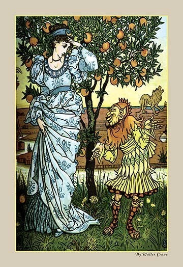 The Yellow Dwarf Rescues Princess - Fine Art Giclee Print 24" x 36"