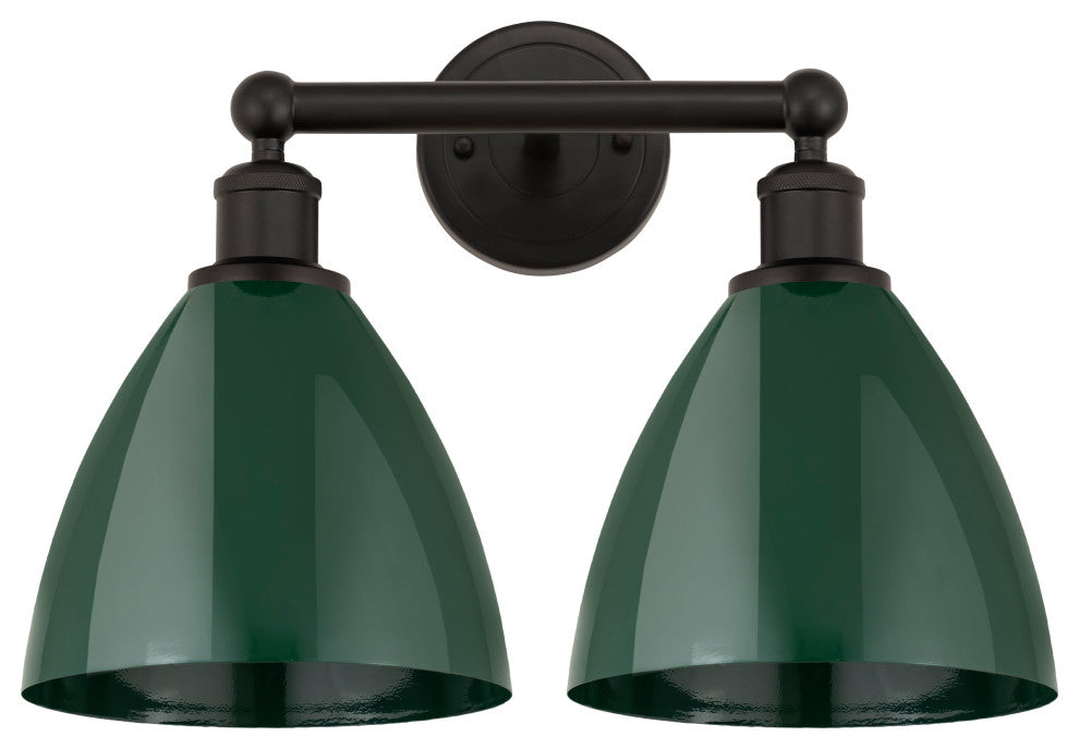 Innovations 616-2W-OB-MBD-75-GR 2 Light Bath Vanity Light, Oil Rubbed Bronze