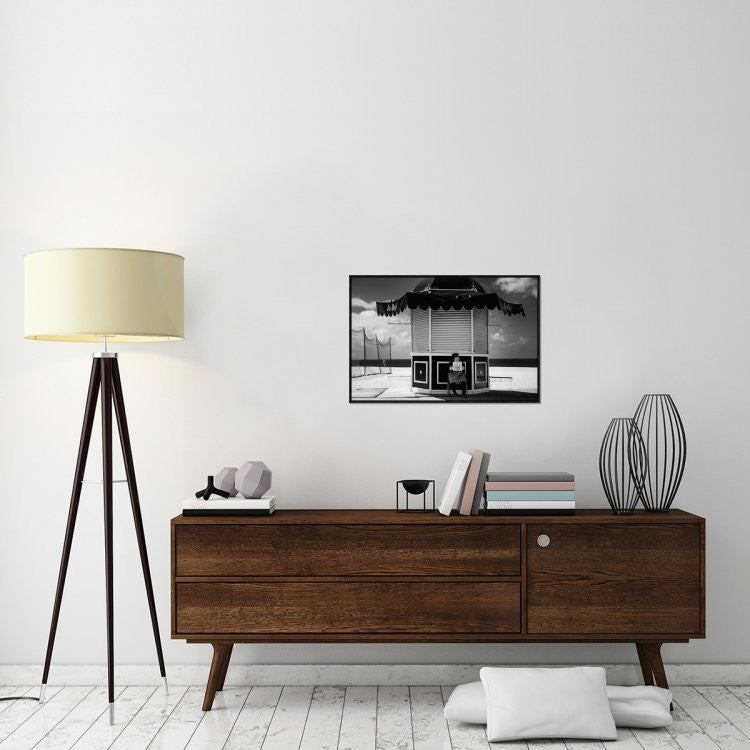 "Rooms" Framed Canvas Giclee by Jure Kravanja, 31x21"