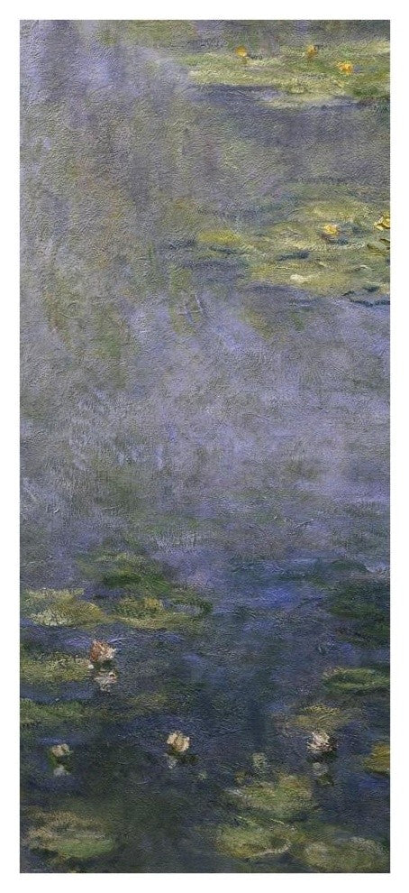 "Water Lilies (Nympheas) IV (center)" Print by Claude Monet, 18"x38"