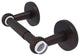 Clearview Two Post Toilet Tissue Holder with Twisted Accents, Venetian Bronze