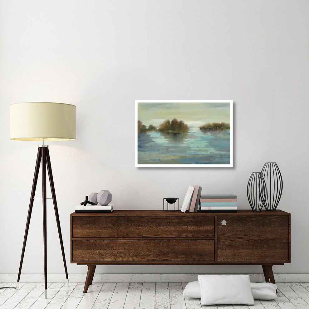 "Serenity on the River" Digital Paper Print by Silvia Vassileva, 38"x26"