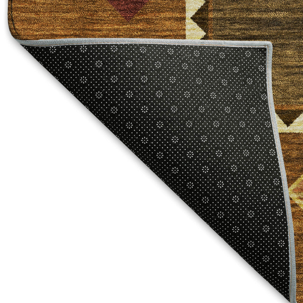 Addison Premium Washable Mayfield AMF177 Brown 3' x 5' Rug