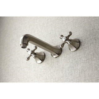 KS4028AX 2-Handle Wall Mount Tub Faucet, Brushed Nickel