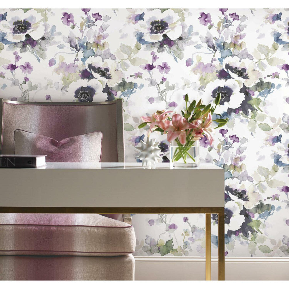 Garden Anemone Peel and Stick Wallpaper