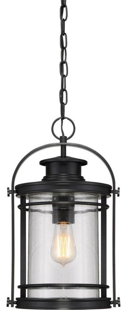 Booker One Light Mini Pendant, Mystic Black