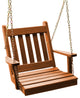 Pine Traditional English Swing, Cedar Stain, 2 Foot