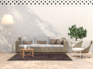 Layered Sun Tile Indoor/Outdoor Rug