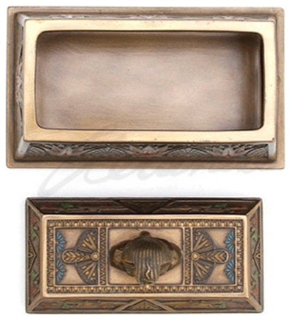 Art Deco Egyptian Pharaoh Bust Trinket Box