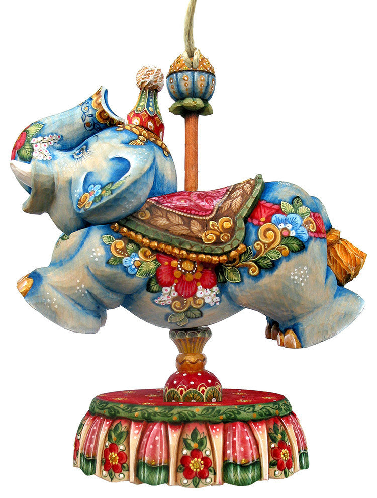 Carousel Elephant Ornament