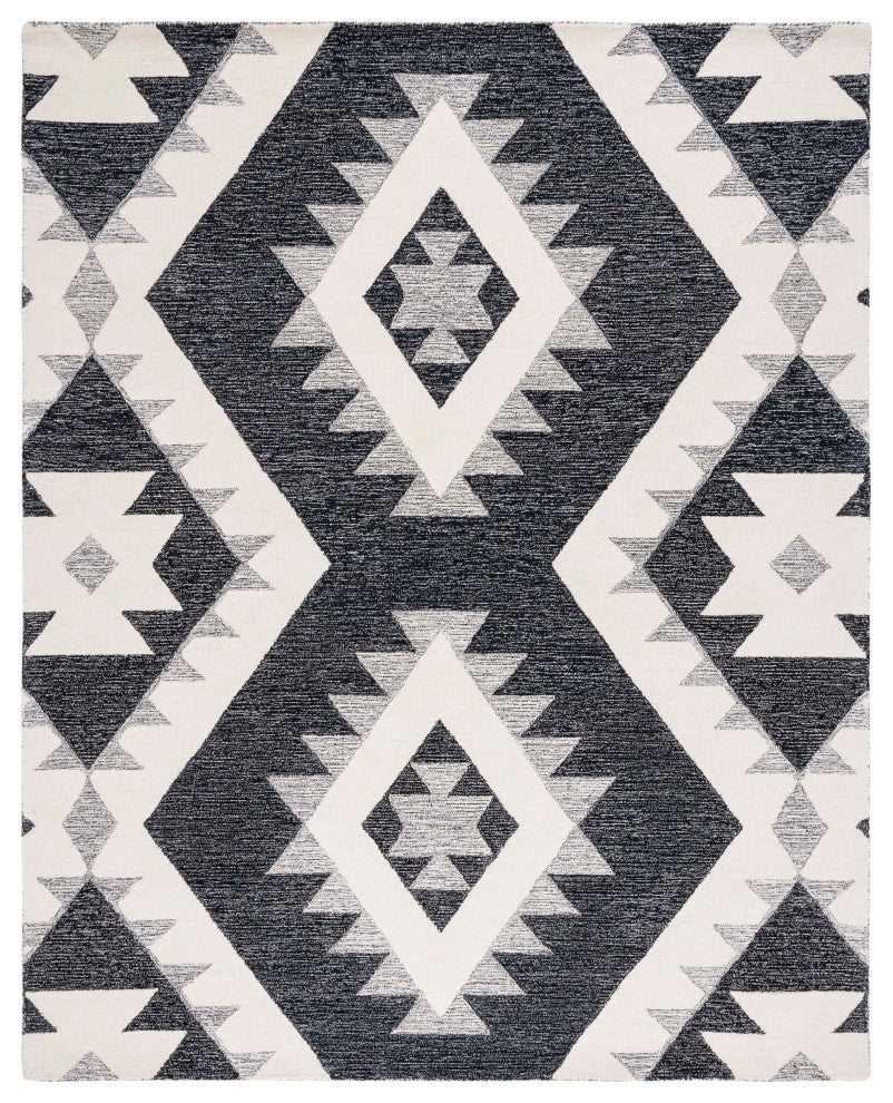Safavieh Himalaya Collection CSB226Z Rug, Ivory/Black, 8' X 10'