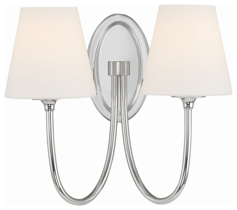 Crystorama Lighting Group JUN-10322 Juno 2 Light 13" Tall Wall - Polished
