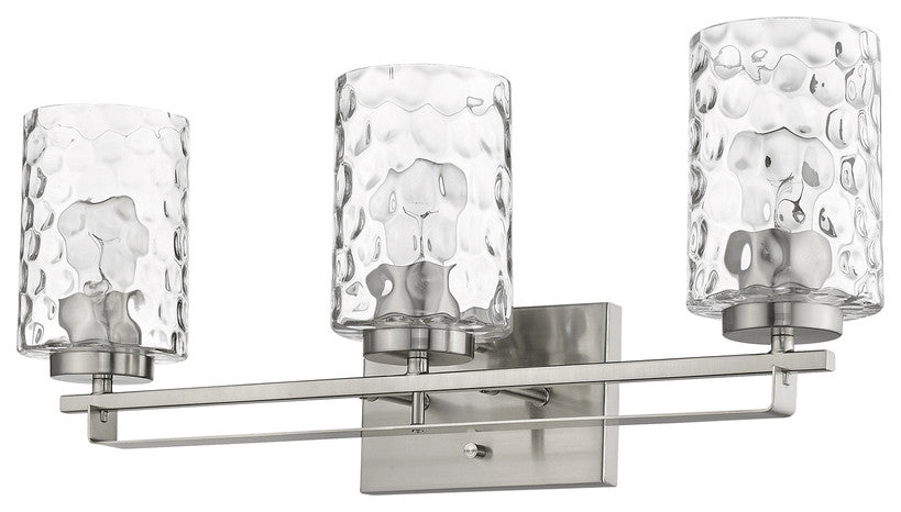 Livvy 3-Light Satin Nickel Vanity