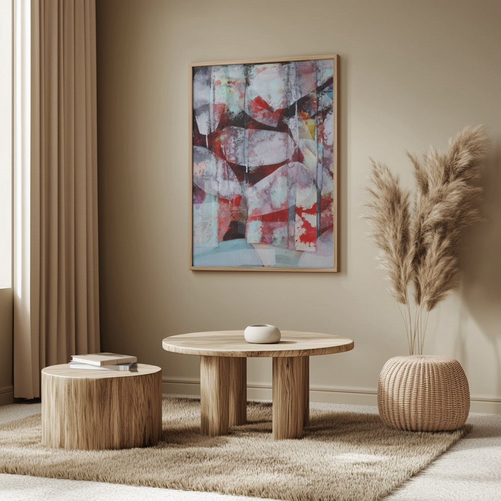 Contemporary Acrylic on Canvas, Original abstract painting, ready to hang