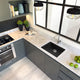 Nantucket Sinks Small Single Bowl Undermount Granite Composite, Black