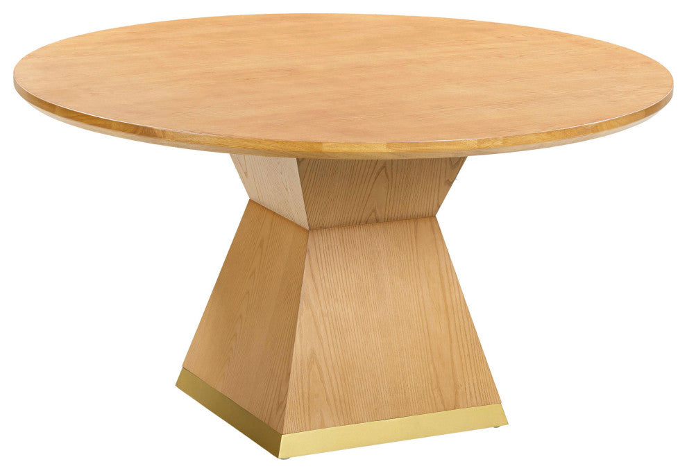Nolan Natural Wood Round Dining Table