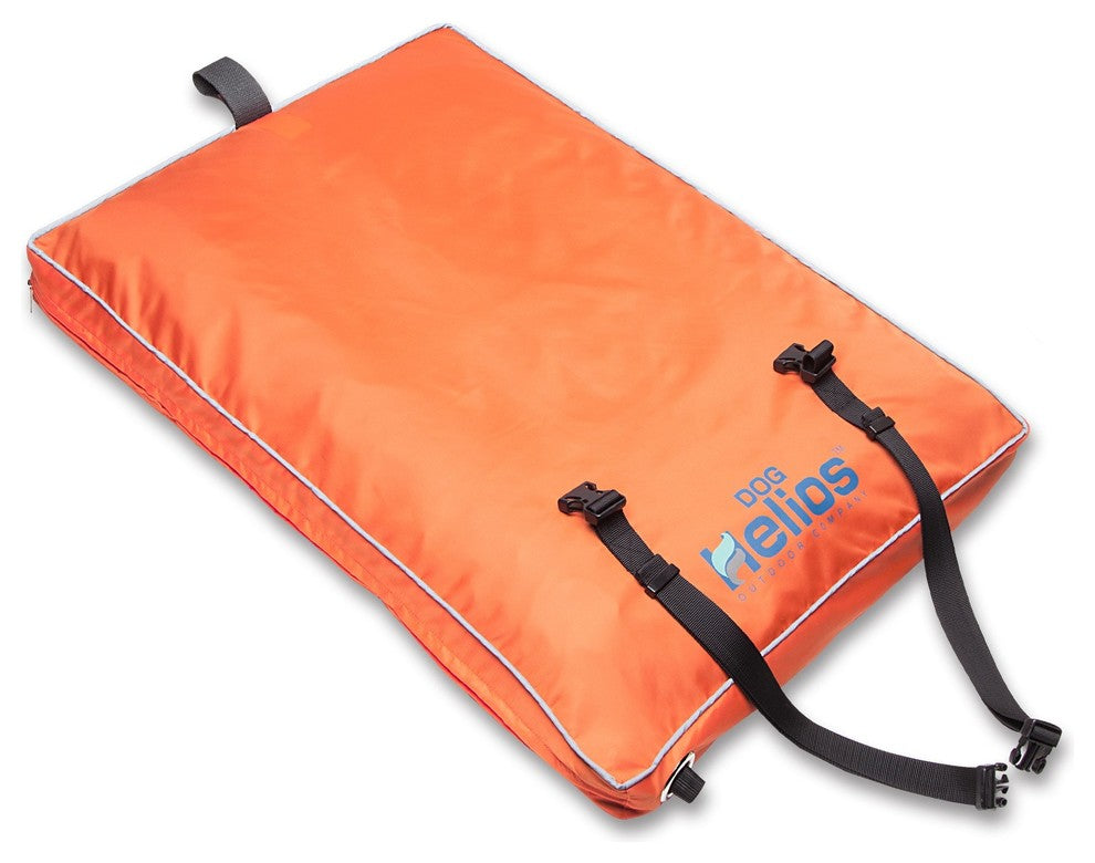 Dog Helios Aero-Inflatable Outdoor Waterproof Pet Bed Mat, Orange, Small