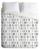 Holli Zollinger Bogo Mudcloth White Duvet Cover Set, Queen