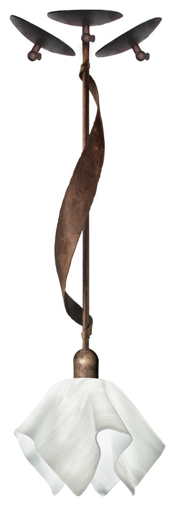 Sweetgrass Pendant Brown With Brown Highlights, White Cloud