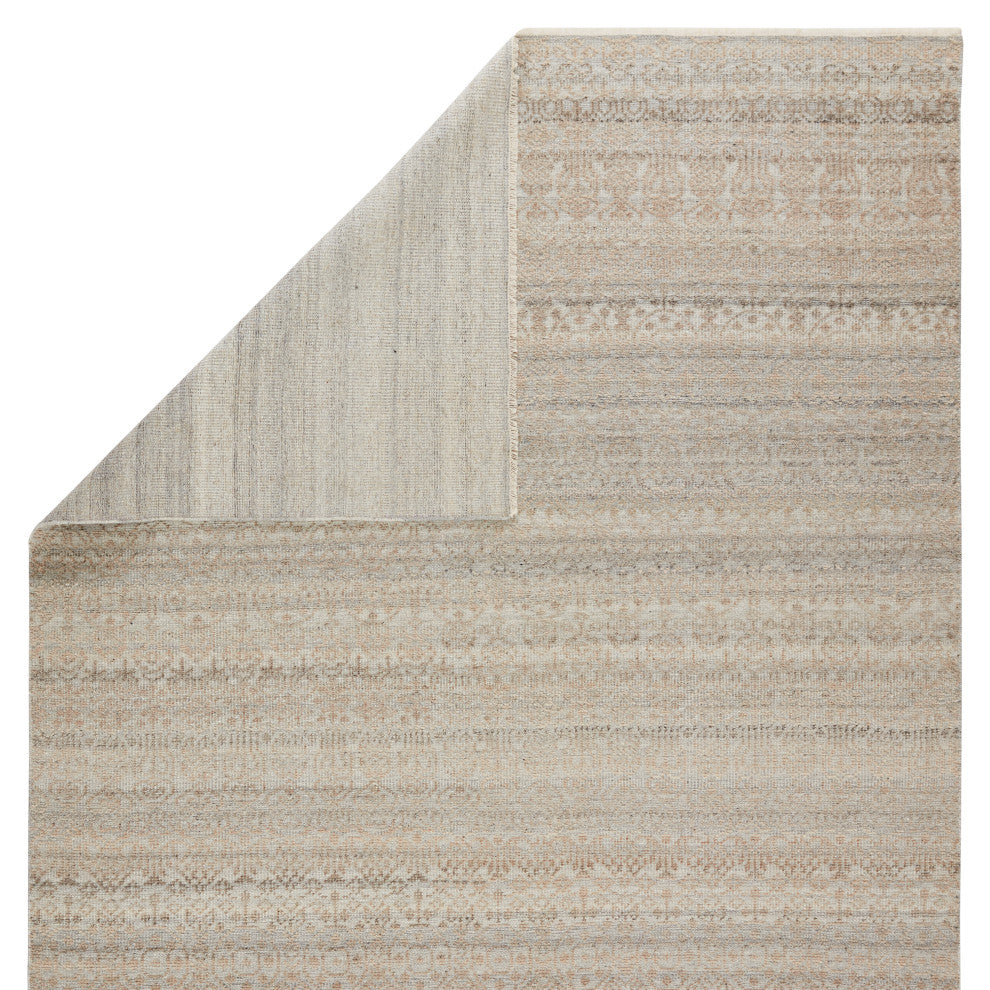 Jaipur Living Kora Hand-Knotted Trellis Gray Rug, 8'x10'