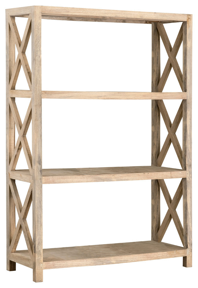 East at Main Bradford Brown Rubberwood Bookcase