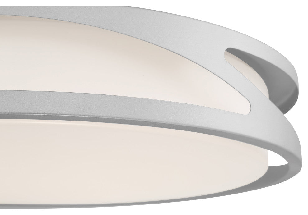 Lucia LED Flush Mount, Satin