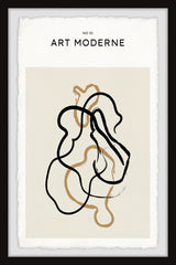 "No 01 Art Moderne" Framed Painting Print, 24x36