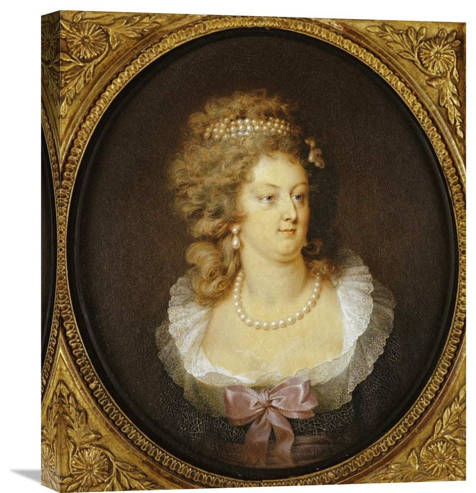 "Bust Portrait of Marie-Antoinette" Artwork, 19" x 22"