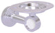 Pacific Beach Tumbler and Toothbrush Holder, Satin Chrome