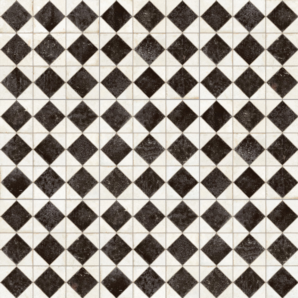 Kings Arles Black Ceramic Floor and Wall Tile