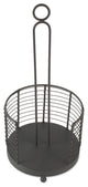 Vintage Wire Paper Towel Holder Grey