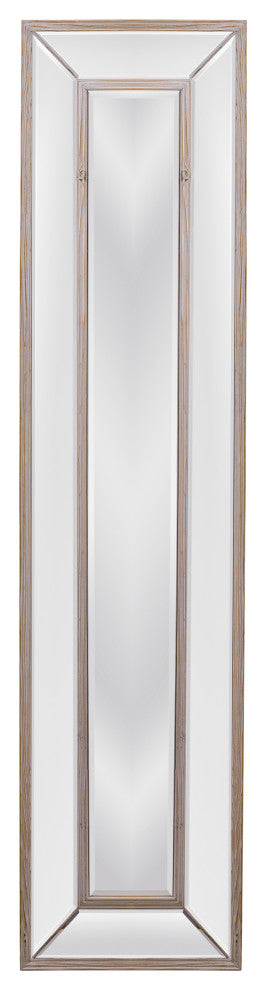 Polished Chrome Stainless Floor Mirror